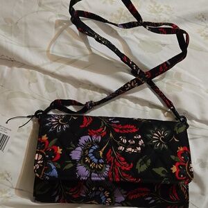 Vera Bradley Cotton Wallet Crossbody Bag